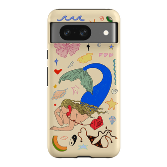 Mermaid Salad Cream Printed Phone Cases Google Pixel 8 / Armoured by Easty Beasty - The Dairy