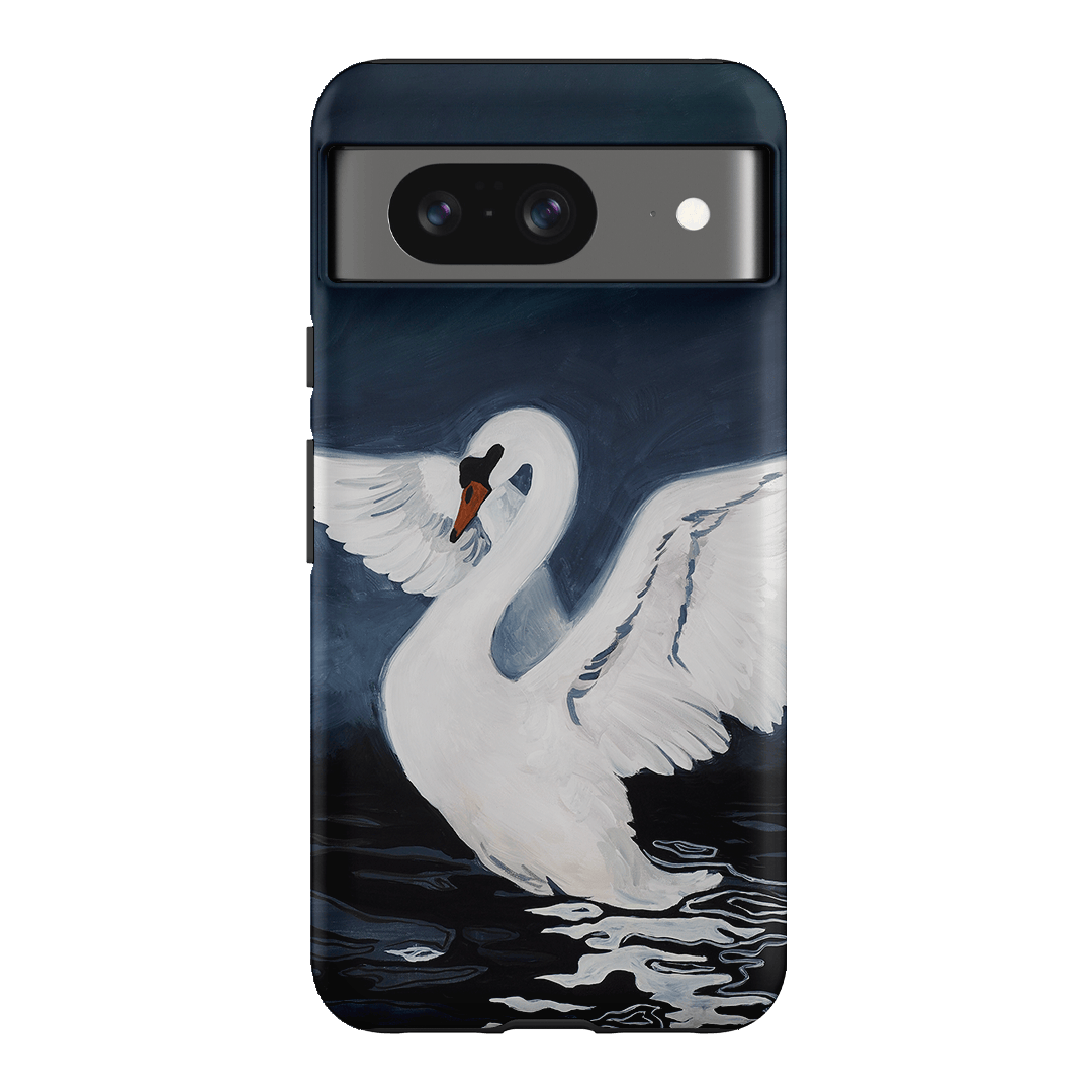 Midnight Swan Printed Phone Cases Google Pixel 8 / Armoured by Lisa Hu - The Dairy