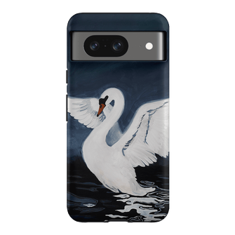 Midnight Swan Printed Phone Cases Google Pixel 8 / Armoured by Lisa Hu - The Dairy