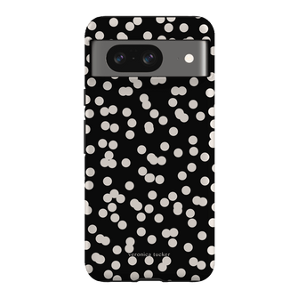Mini Confetti Noir Printed Phone Cases Google Pixel 8 / Armoured by Veronica Tucker - The Dairy