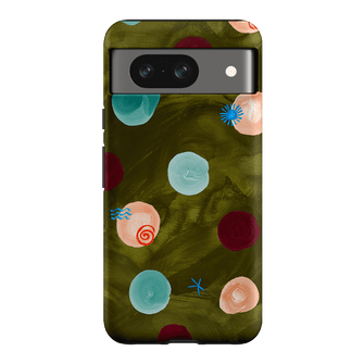 Olive Spot Printed Phone Cases Google Pixel 8 / Armoured by Charlie Taylor - The Dairy