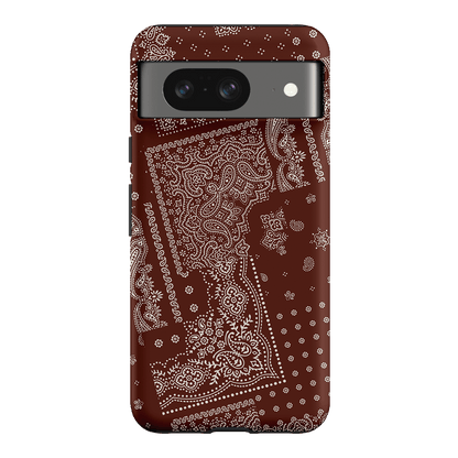 Paisley Cinnamon Printed Phone Cases Google Pixel 8 / Armoured by The Dairy - The Dairy