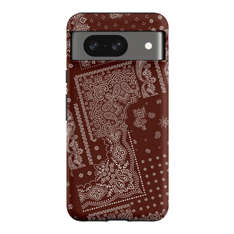 Paisley Cinnamon Printed Phone Cases Google Pixel 8 / Armoured by The Dairy - The Dairy
