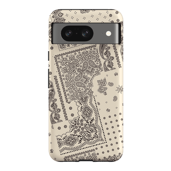 Paisley Ecru Printed Phone Cases Google Pixel 8 / Armoured by The Dairy - The Dairy