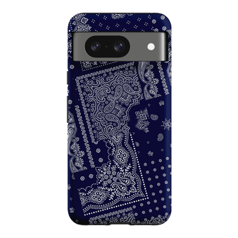Paisley Indigo Printed Phone Cases Google Pixel 8 / Armoured by The Dairy - The Dairy