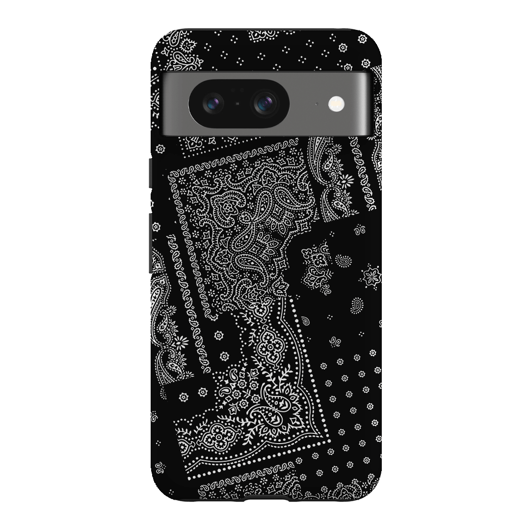 Paisley Noir Printed Phone Cases Google Pixel 8 / Armoured by The Dairy - The Dairy