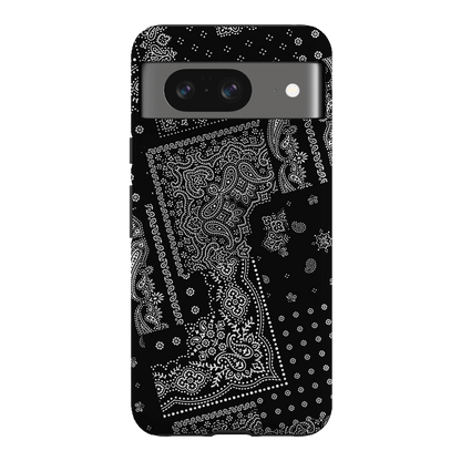 Paisley Noir Printed Phone Cases Google Pixel 8 / Armoured by The Dairy - The Dairy