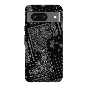 Paisley Noir Printed Phone Cases Google Pixel 8 / Armoured by The Dairy - The Dairy