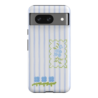 Patchwork Blue Printed Phone Cases Google Pixel 8 / Armoured by Kayla Carr - The Dairy