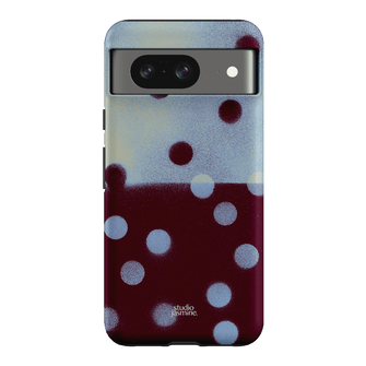 Plum Polka Dot Printed Phone Cases Google Pixel 8 / Armoured by Jasmine Dowling - The Dairy
