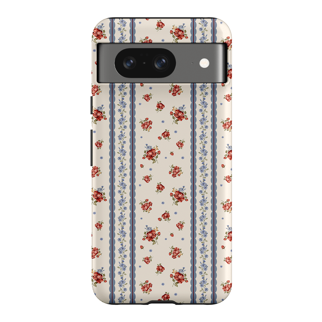 Rose Stripe Printed Phone Cases Google Pixel 8 / Armoured by Kasiags Art - The Dairy