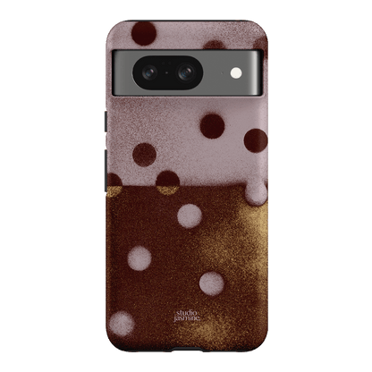 Rust Polka Dot Printed Phone Cases Google Pixel 8 / Armoured by Jasmine Dowling - The Dairy
