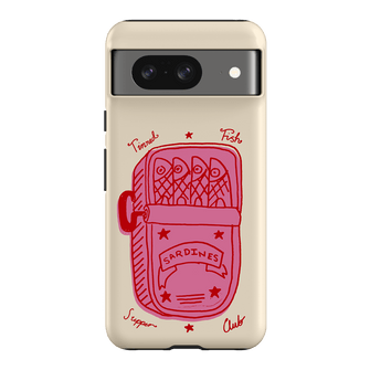 Sardine Social Red Printed Phone Cases Google Pixel 8 / Armoured by The Dairy - The Dairy