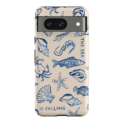 Sea Call Printed Phone Cases Google Pixel 8 / Armoured by Cass Deller - The Dairy
