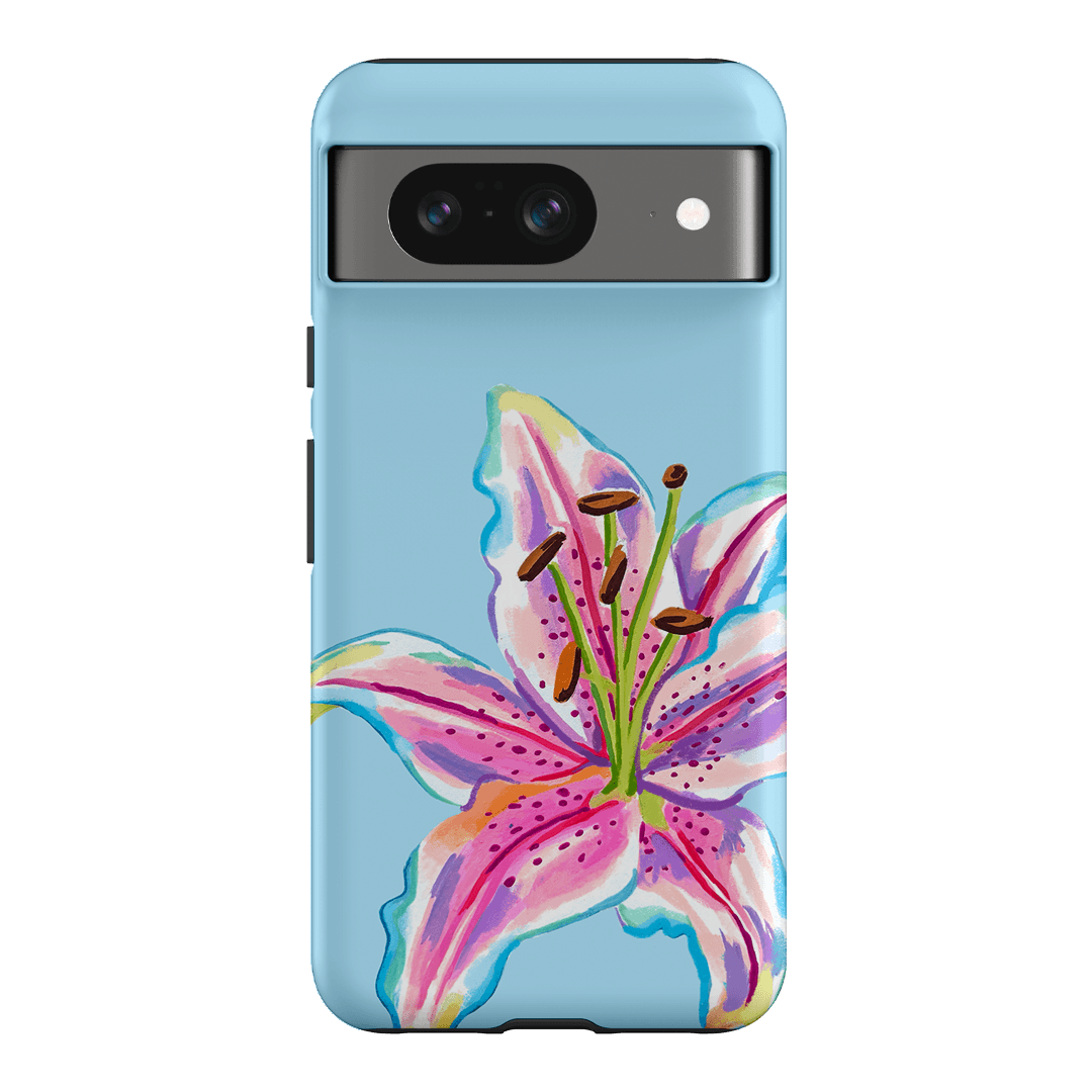 Sky Lily Printed Phone Cases Google Pixel 8 / Armoured by Femke Studio - The Dairy