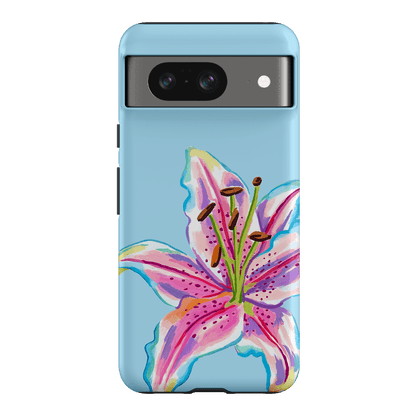 Sky Lily Printed Phone Cases Google Pixel 8 / Armoured by Femke Studio - The Dairy