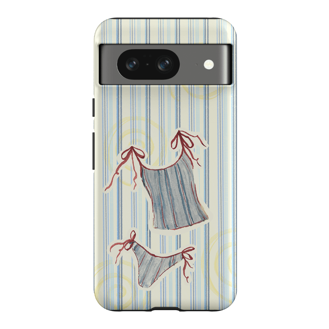 Stripe Tankini Printed Phone Cases Google Pixel 8 / Armoured by Kayla Carr - The Dairy