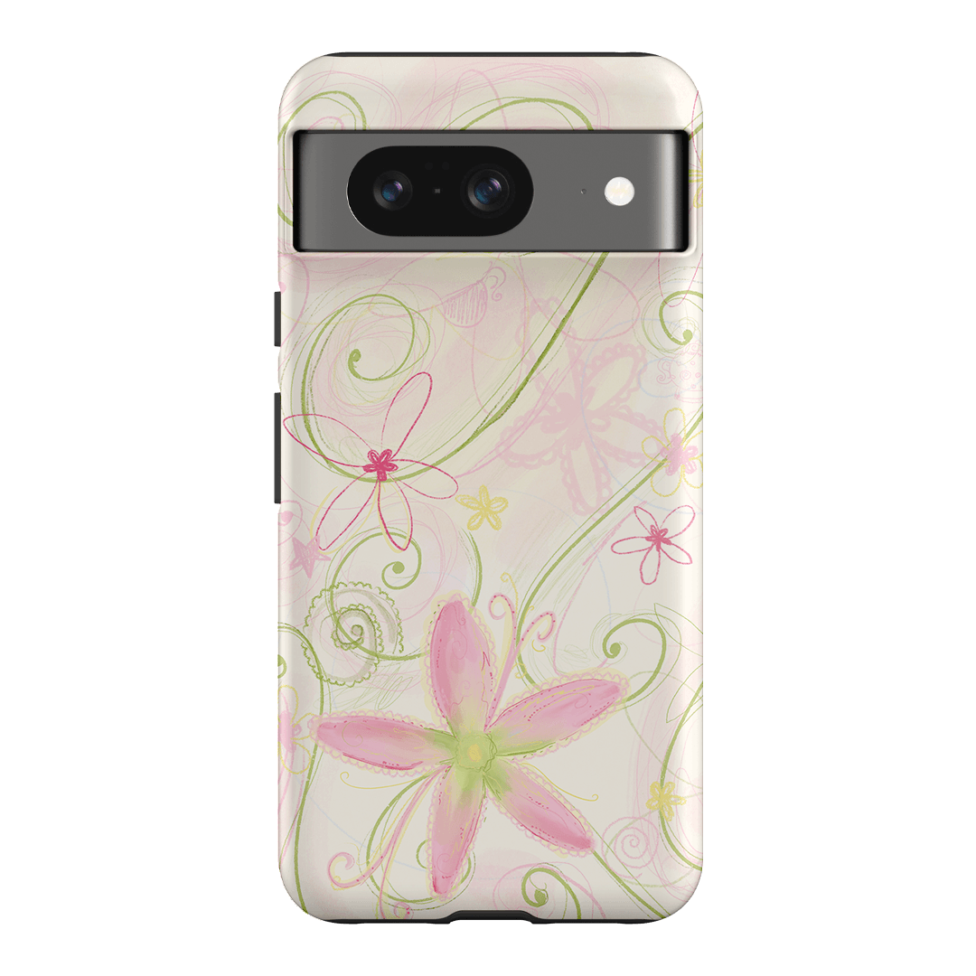 Swirl Pink Printed Phone Cases Google Pixel 8 / Armoured by Kayla Carr - The Dairy