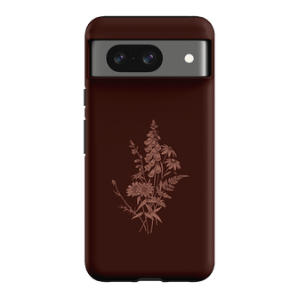 Wildflowers Mocha Printed Phone Cases Google Pixel 8 / Armoured by Typoflora - The Dairy