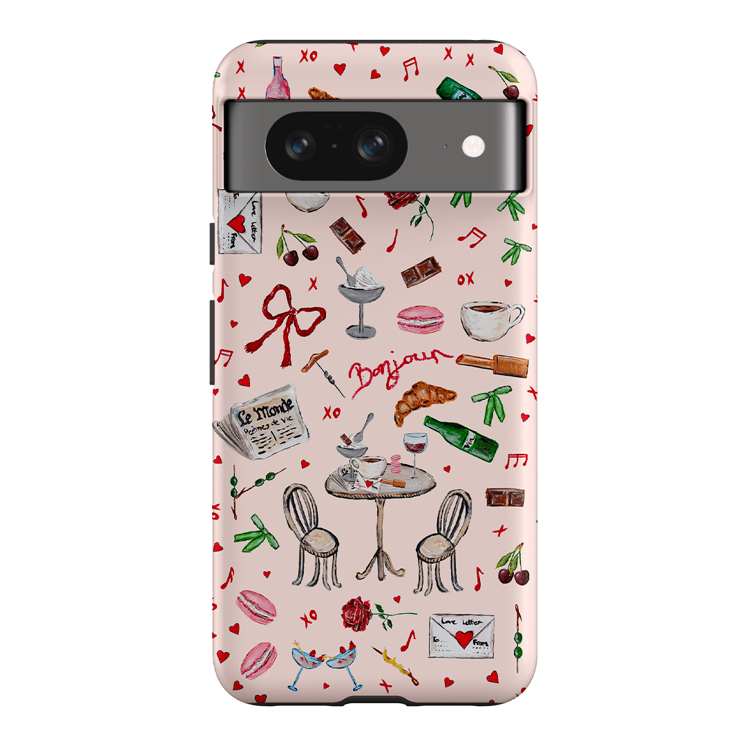 Bonjour Printed Phone Cases Google Pixel 8 / Armoured by BG. Studio - The Dairy
