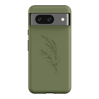 Khaki Wattle Printed Phone Cases by Typoflora - The Dairy