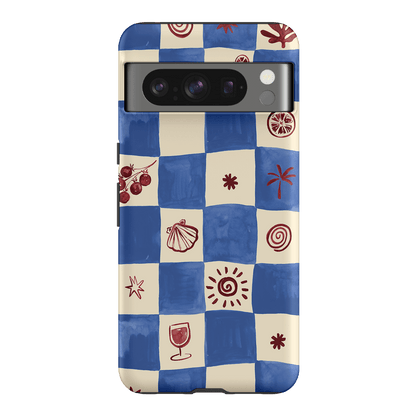 Afternoon Mezze Cornflower Printed Phone Cases Google Pixel 8 Pro / Armoured by Charlie Taylor - The Dairy