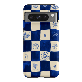 Afternoon Mezze Azure Printed Phone Cases Google Pixel 8 Pro / Armoured by Charlie Taylor - The Dairy