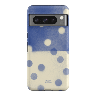 Bleu Polka Dot Printed Phone Cases Google Pixel 8 Pro / Armoured by Jasmine Dowling - The Dairy