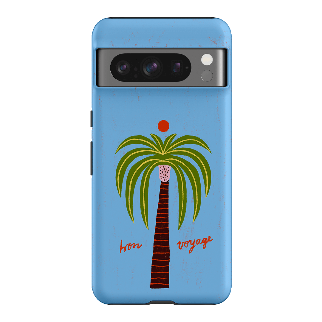 Bon Voyage Blue Printed Phone Cases Google Pixel 8 Pro / Armoured by Marie Faurrite - The Dairy