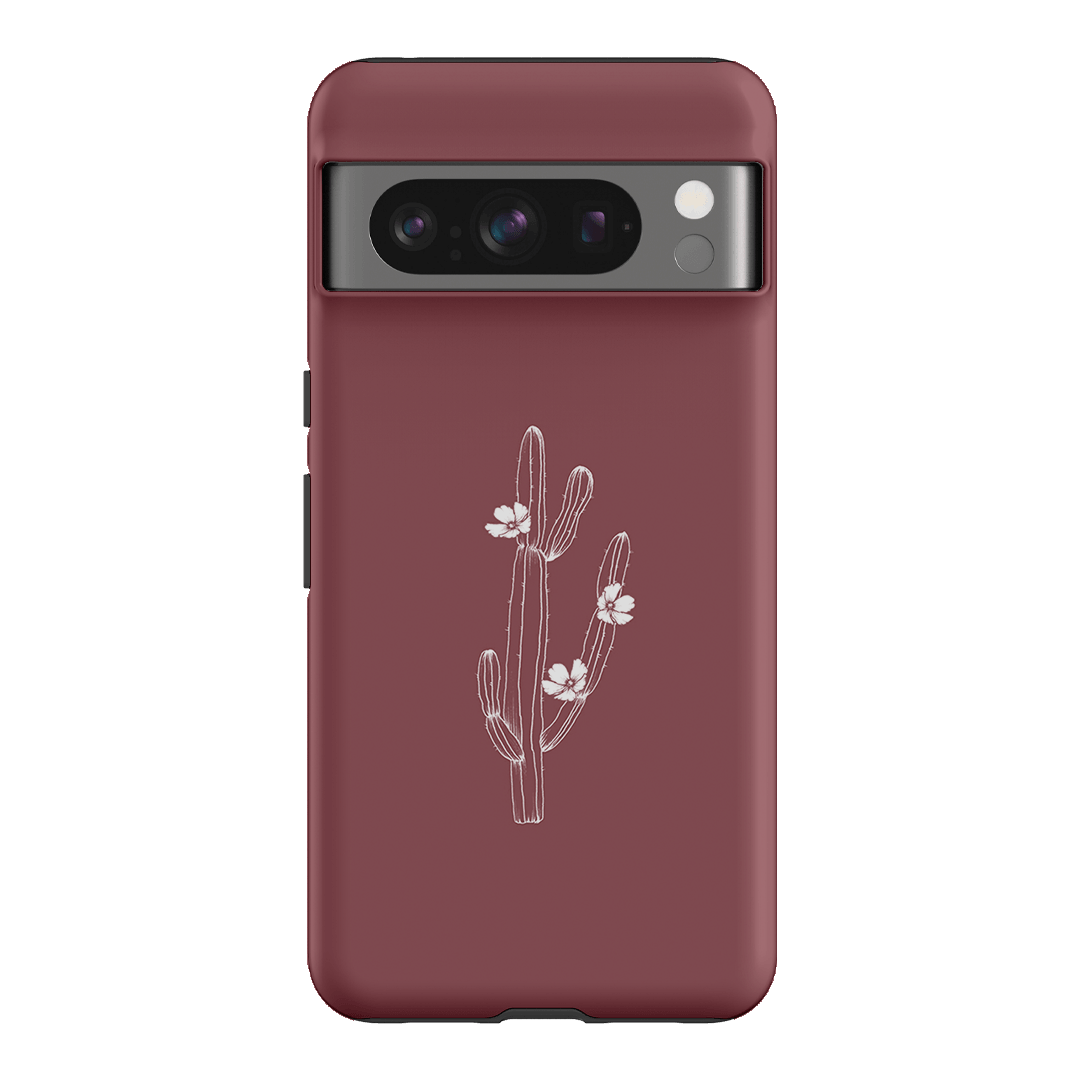 Cactus Flower Printed Phone Cases Google Pixel 8 Pro / Armoured by Typoflora - The Dairy