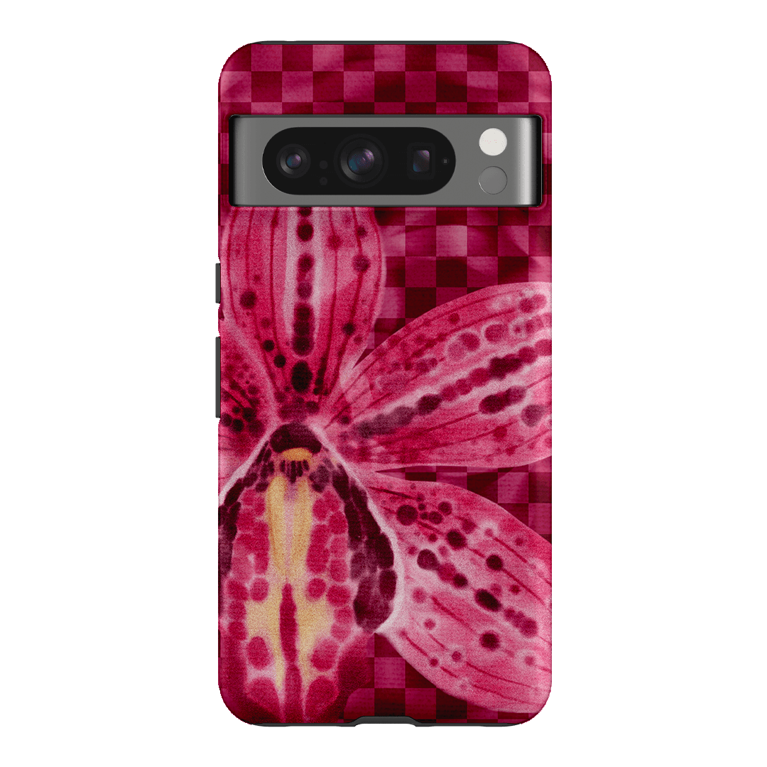 Check Orchid Printed Phone Cases Google Pixel 8 Pro / Armoured by Sally Hungerford - The Dairy