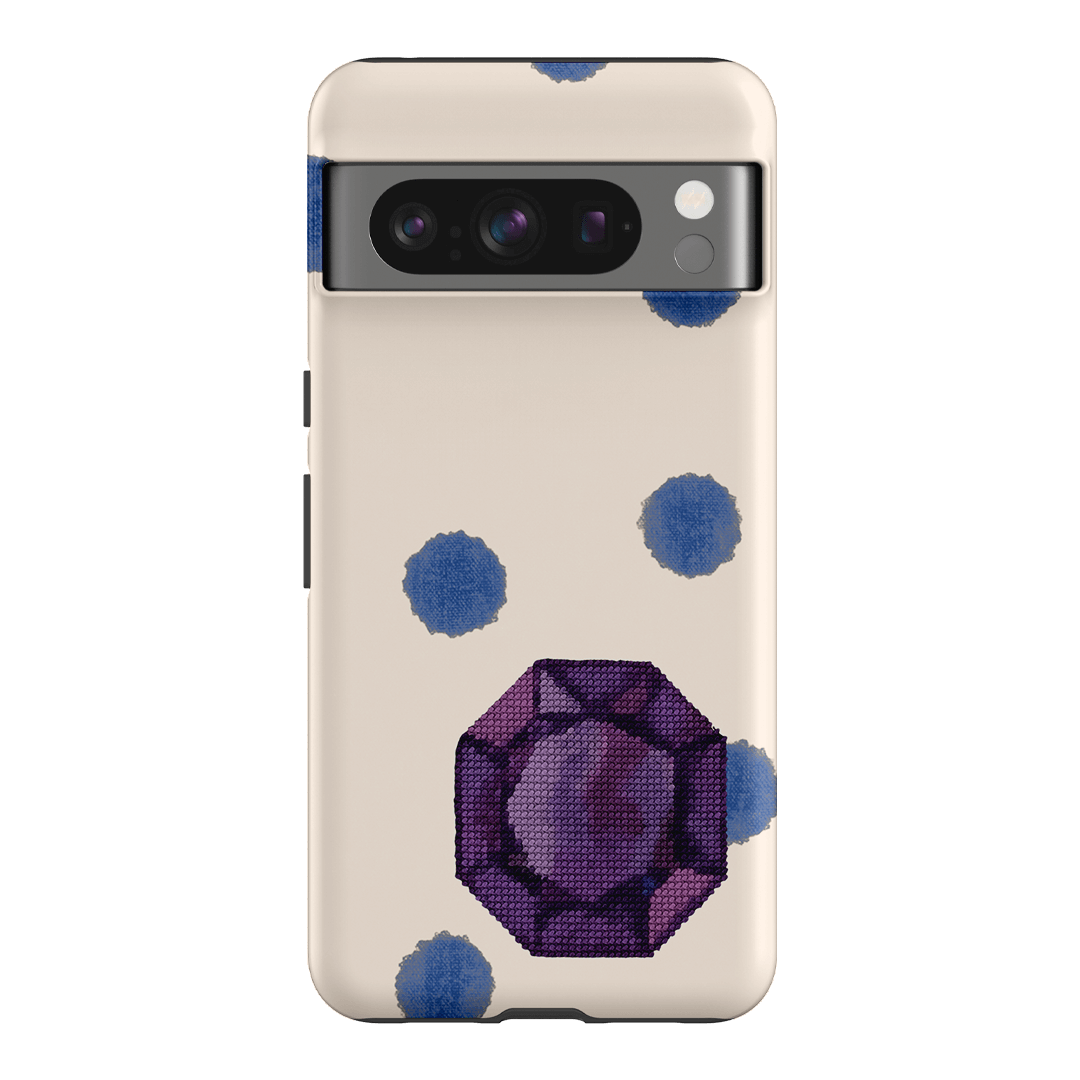 February Amethyst Printed Phone Cases Google Pixel 8 Pro / Armoured by Joiana - The Dairy