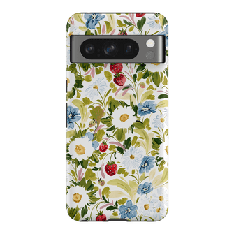 Garden Strawberries Printed Phone Cases Google Pixel 8 Pro / Armoured by Ellie Mae - The Dairy