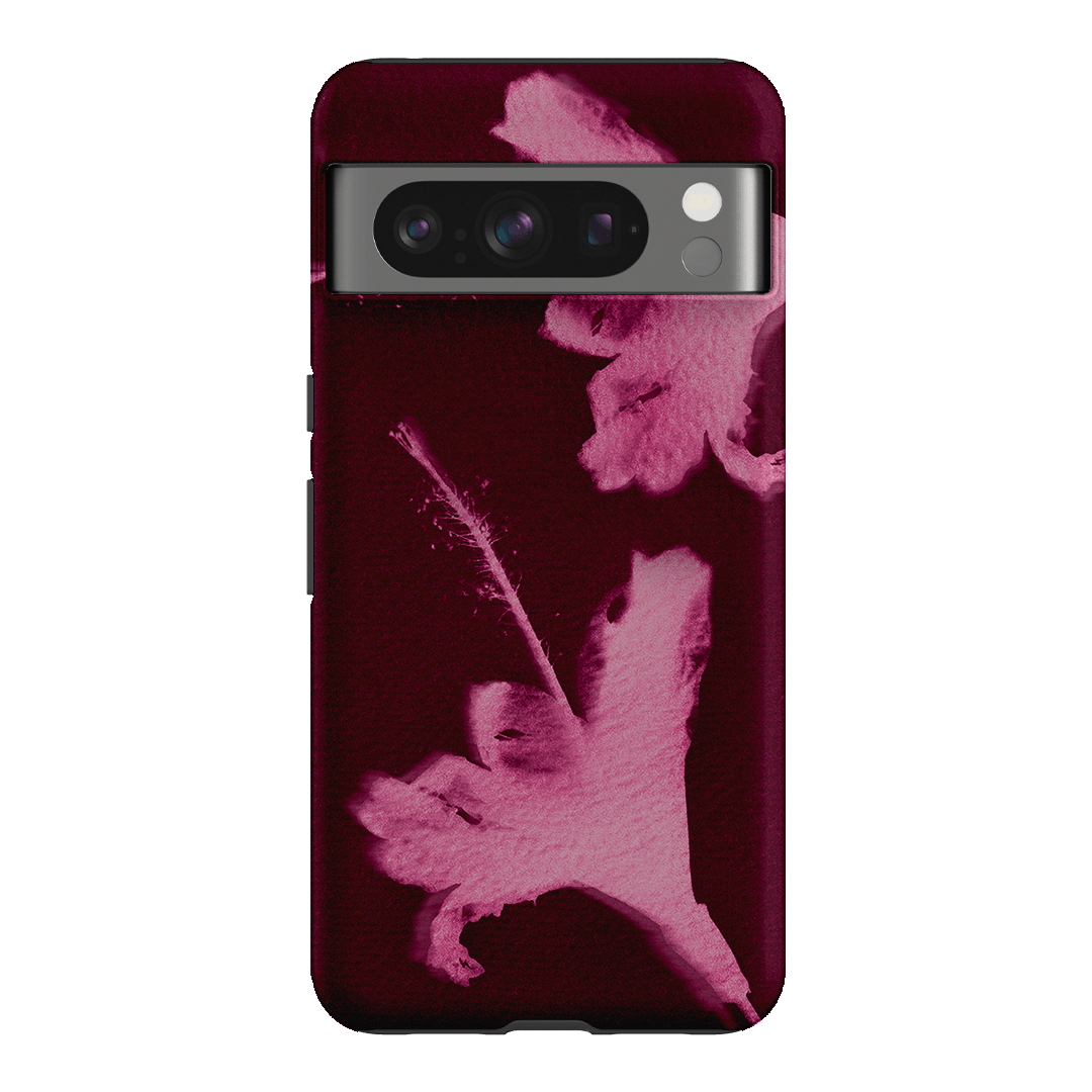 Hibiscus Glow Printed Phone Cases Google Pixel 8 Pro / Armoured by Sally Hungerford - The Dairy