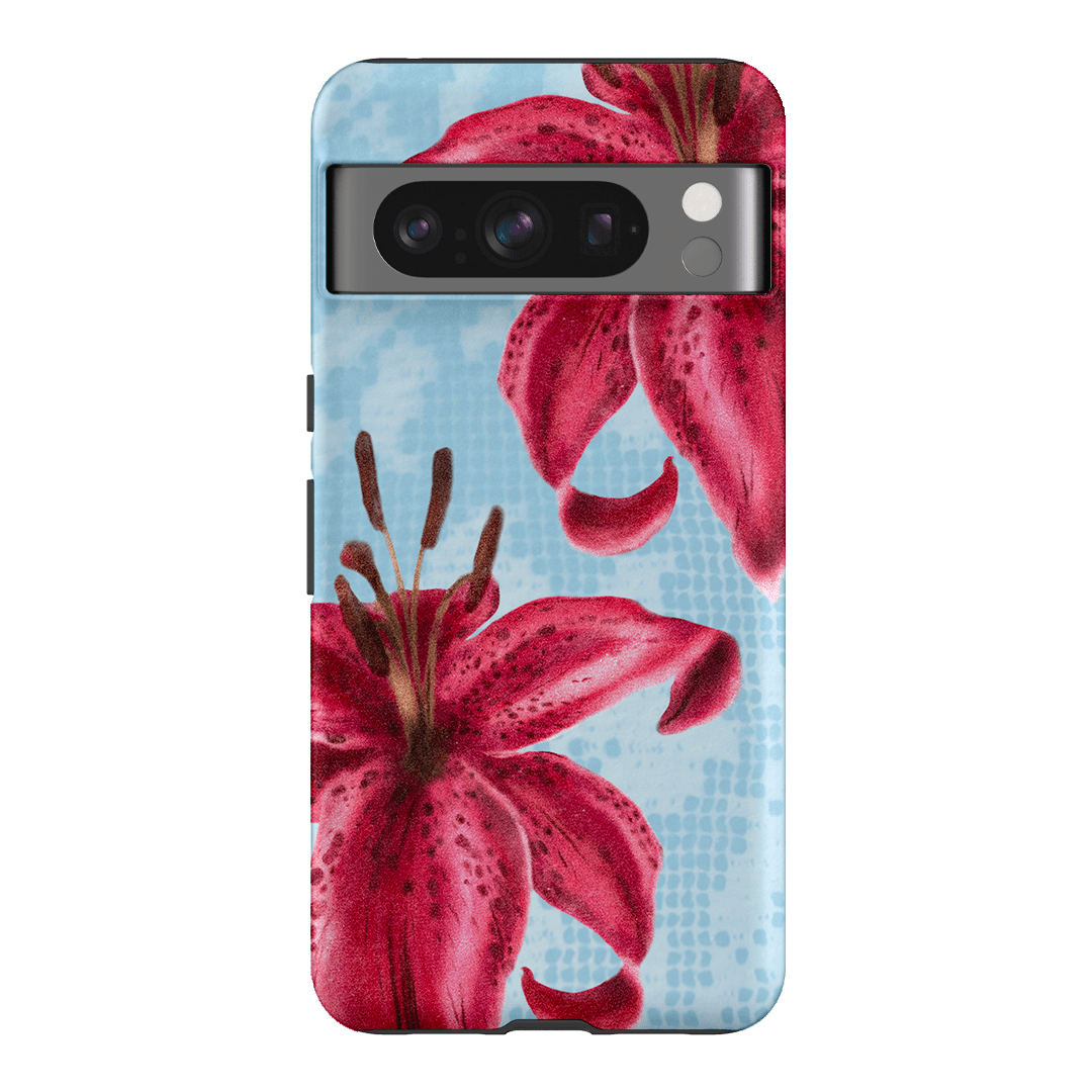 Lillies Printed Phone Cases Google Pixel 8 Pro / Armoured by Sally Hungerford - The Dairy