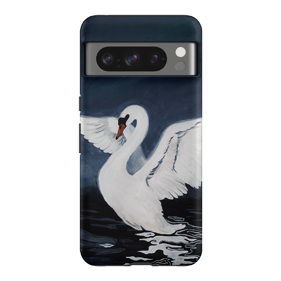 Midnight Swan Printed Phone Cases Google Pixel 8 Pro / Armoured by Lisa Hu - The Dairy