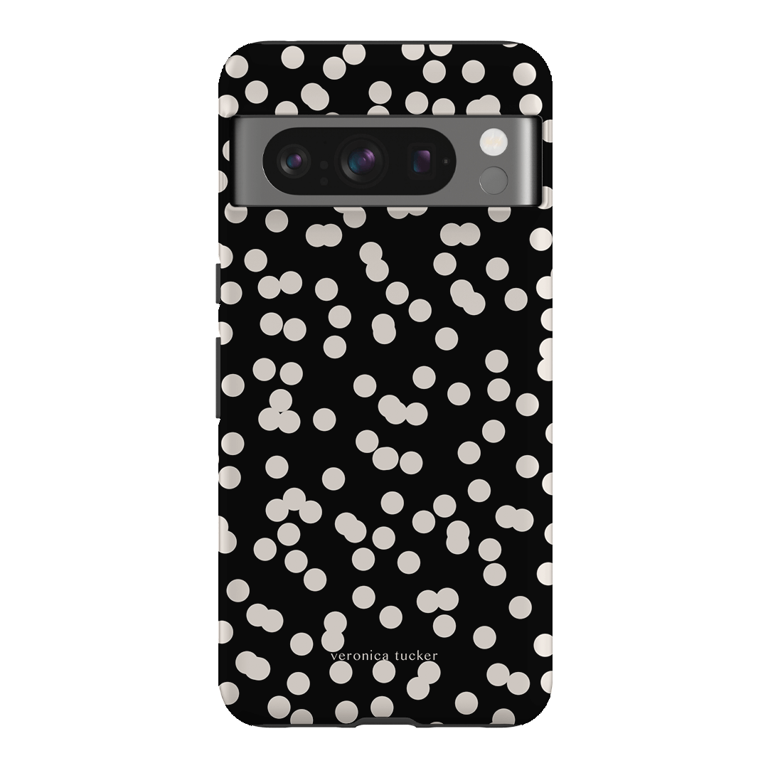 Mini Confetti Noir Printed Phone Cases Google Pixel 8 Pro / Armoured by Veronica Tucker - The Dairy