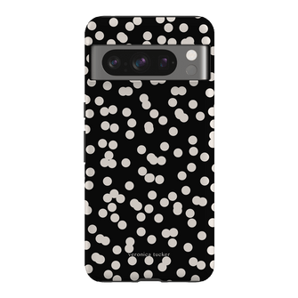 Mini Confetti Noir Printed Phone Cases Google Pixel 8 Pro / Armoured by Veronica Tucker - The Dairy