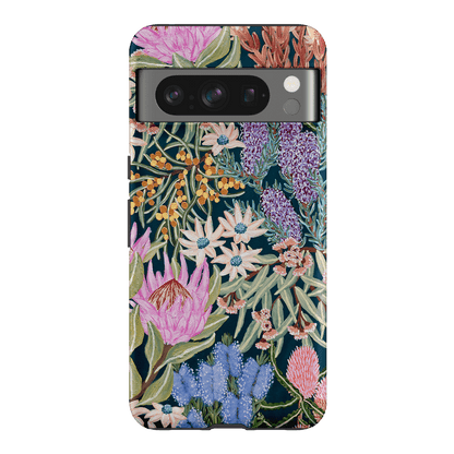 Moonlit Floral Printed Phone Cases Google Pixel 8 Pro / Armoured by Amy Gibbs - The Dairy