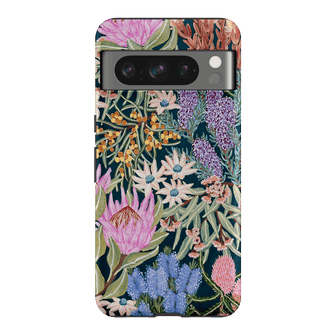 Moonlit Floral Printed Phone Cases Google Pixel 8 Pro / Armoured by Amy Gibbs - The Dairy