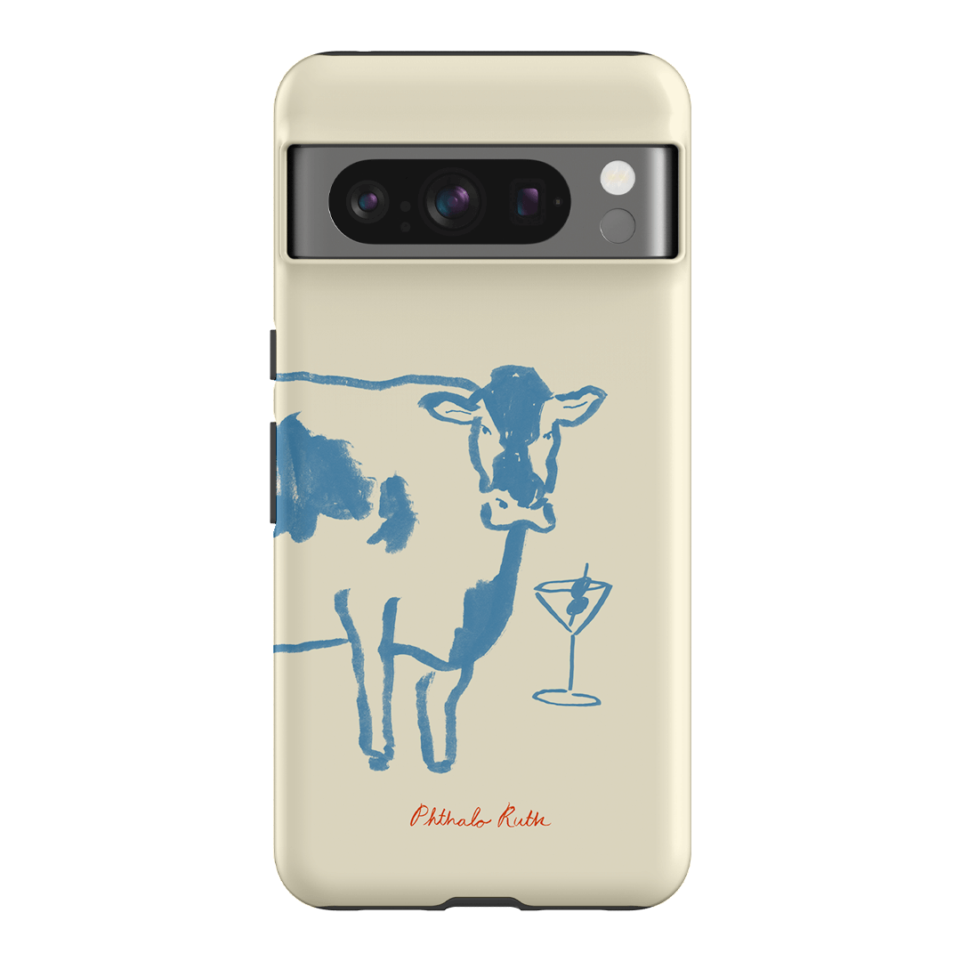 Mootini Blue Printed Phone Cases by Phthalo Ruth - The Dairy