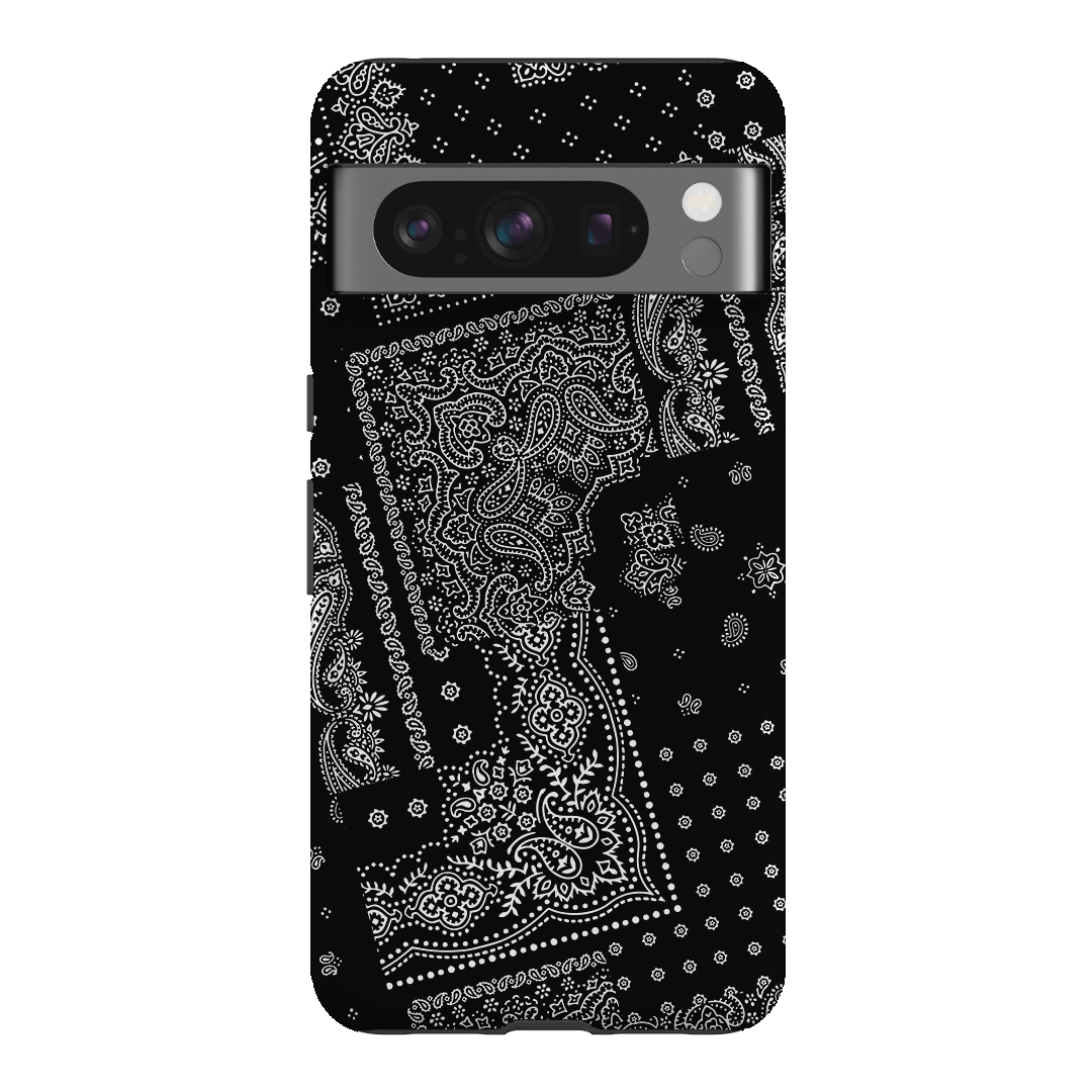 Paisley Noir Printed Phone Cases Google Pixel 8 Pro / Armoured by The Dairy - The Dairy