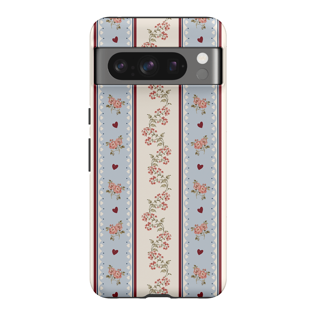 Pastel Stripe Printed Phone Cases Google Pixel 8 Pro / Armoured by Kasiags Art - The Dairy