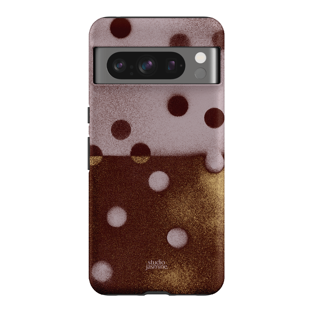 Rust Polka Dot Printed Phone Cases Google Pixel 8 Pro / Armoured by Jasmine Dowling - The Dairy