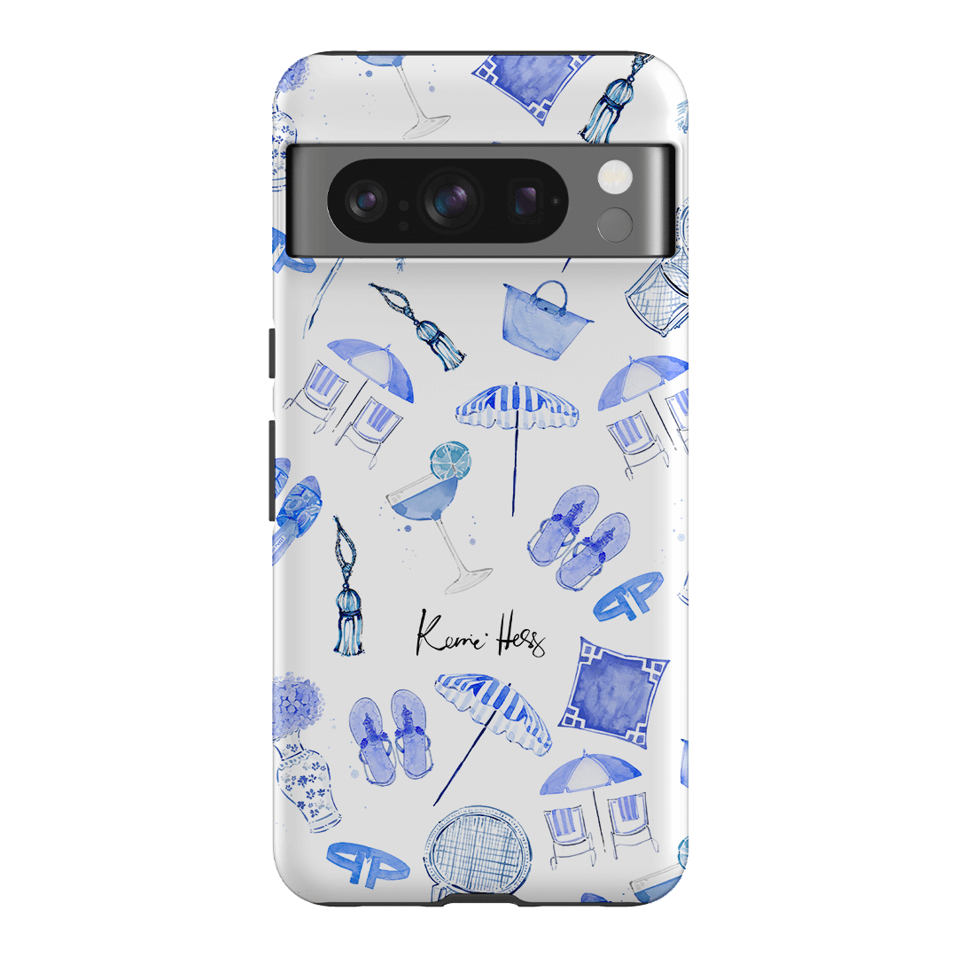 Santorini Printed Phone Cases Google Pixel 8 Pro / Armoured by Kerrie Hess - The Dairy