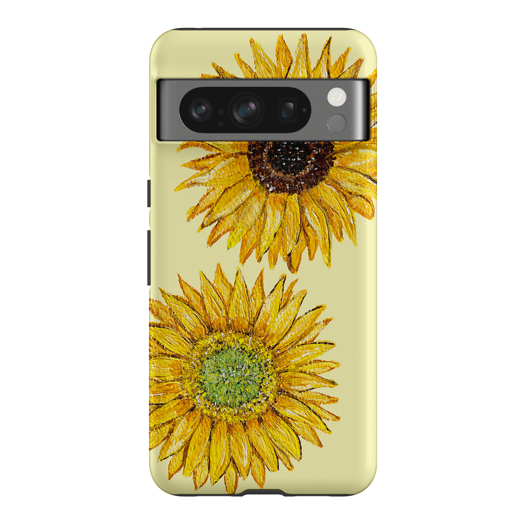 Sunflower Yellow Printed Phone Cases Google Pixel 8 Pro / Armoured by BG. Studio - The Dairy