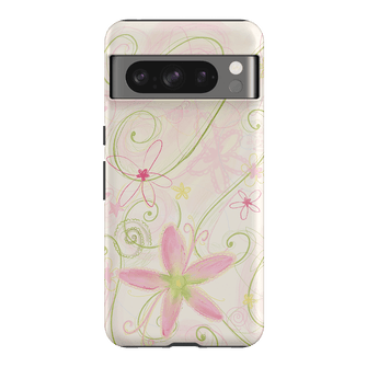 Swirl Pink Printed Phone Cases Google Pixel 8 Pro / Armoured by Kayla Carr - The Dairy