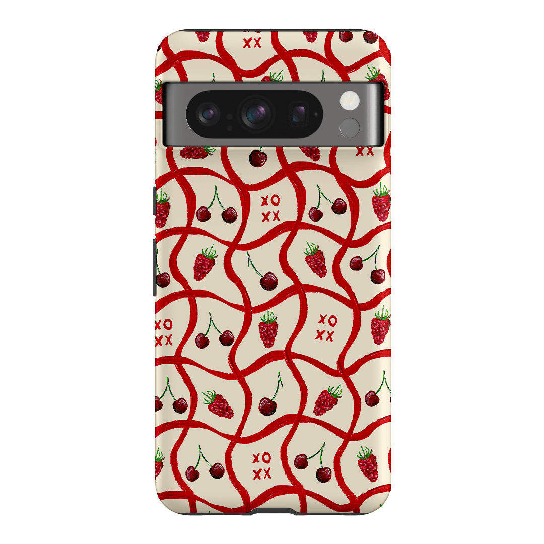 Cherries & Berries Printed Phone Cases Google Pixel 8 Pro / Armoured by BG. Studio - The Dairy