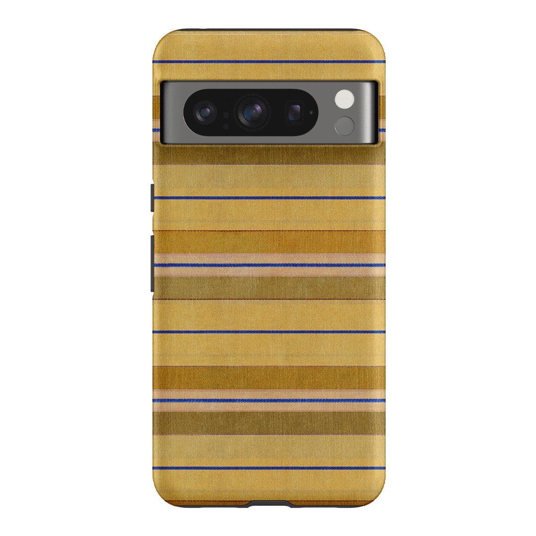 Golden Stripe Printed Phone Cases Google Pixel 8 Pro / Armoured by Fenton & Fenton - The Dairy