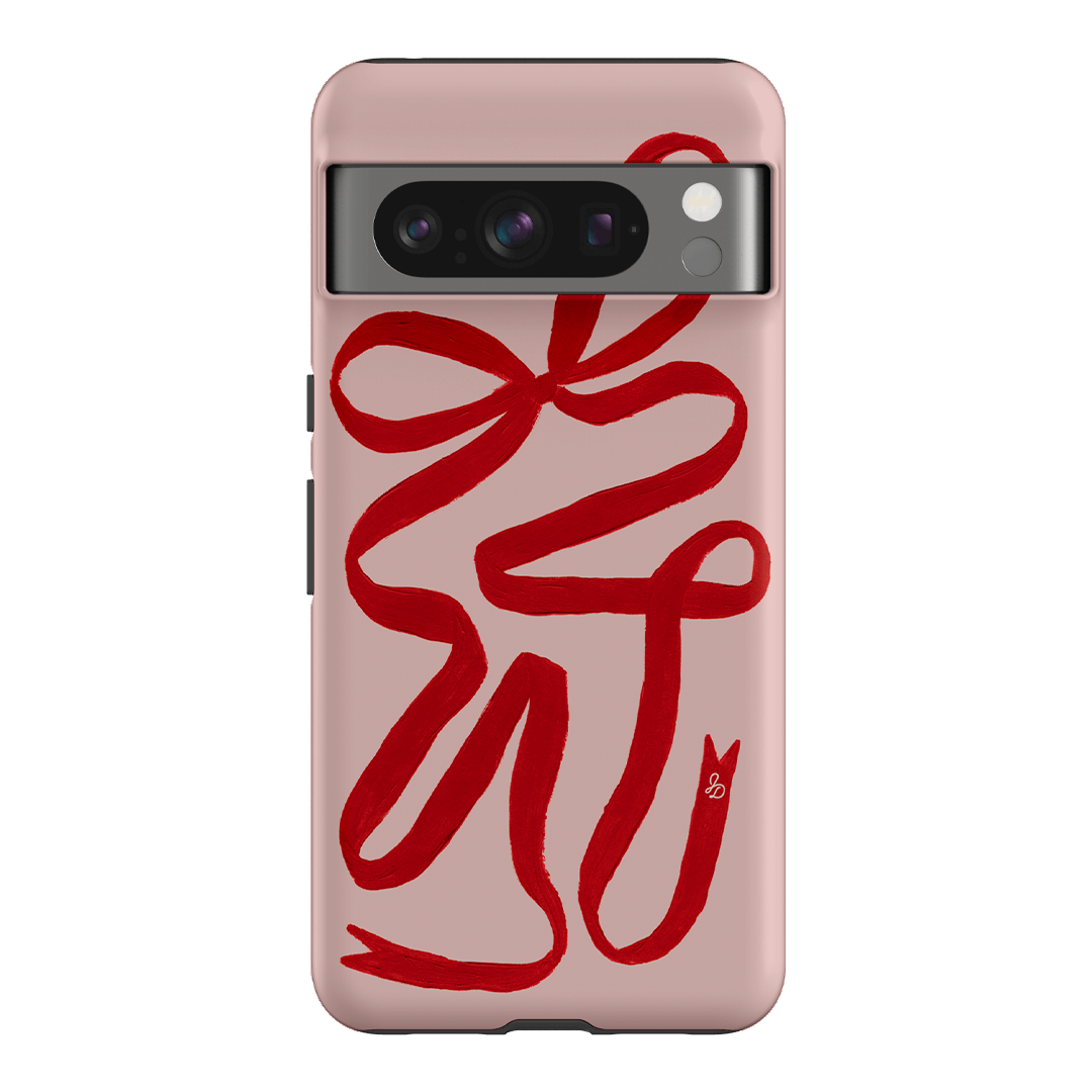 Valentine Ribbon Printed Phone Cases Google Pixel 8 Pro / Armoured by Jasmine Dowling - The Dairy